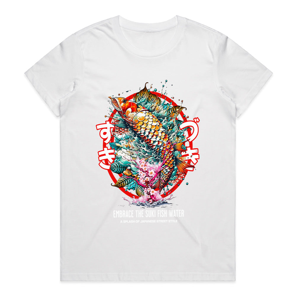 Suki Splash Koi Streetwear Tee