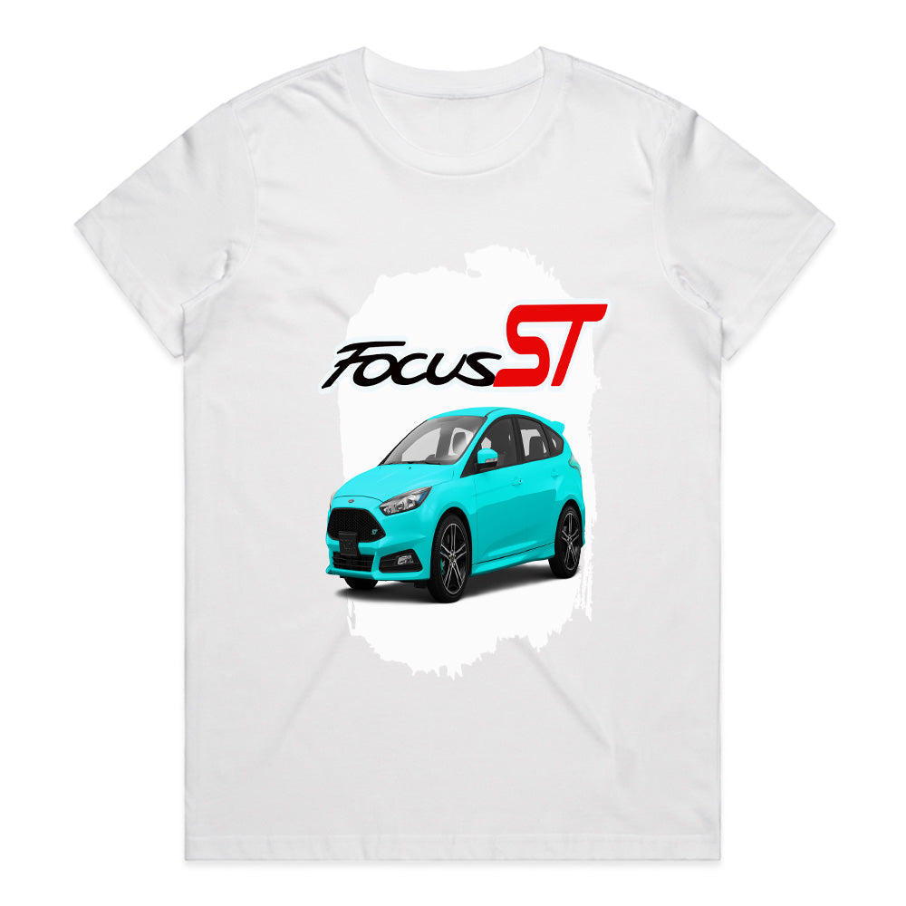 Focus ST Turbo Hatch T-Shirt – Teal Edition Performance Wear