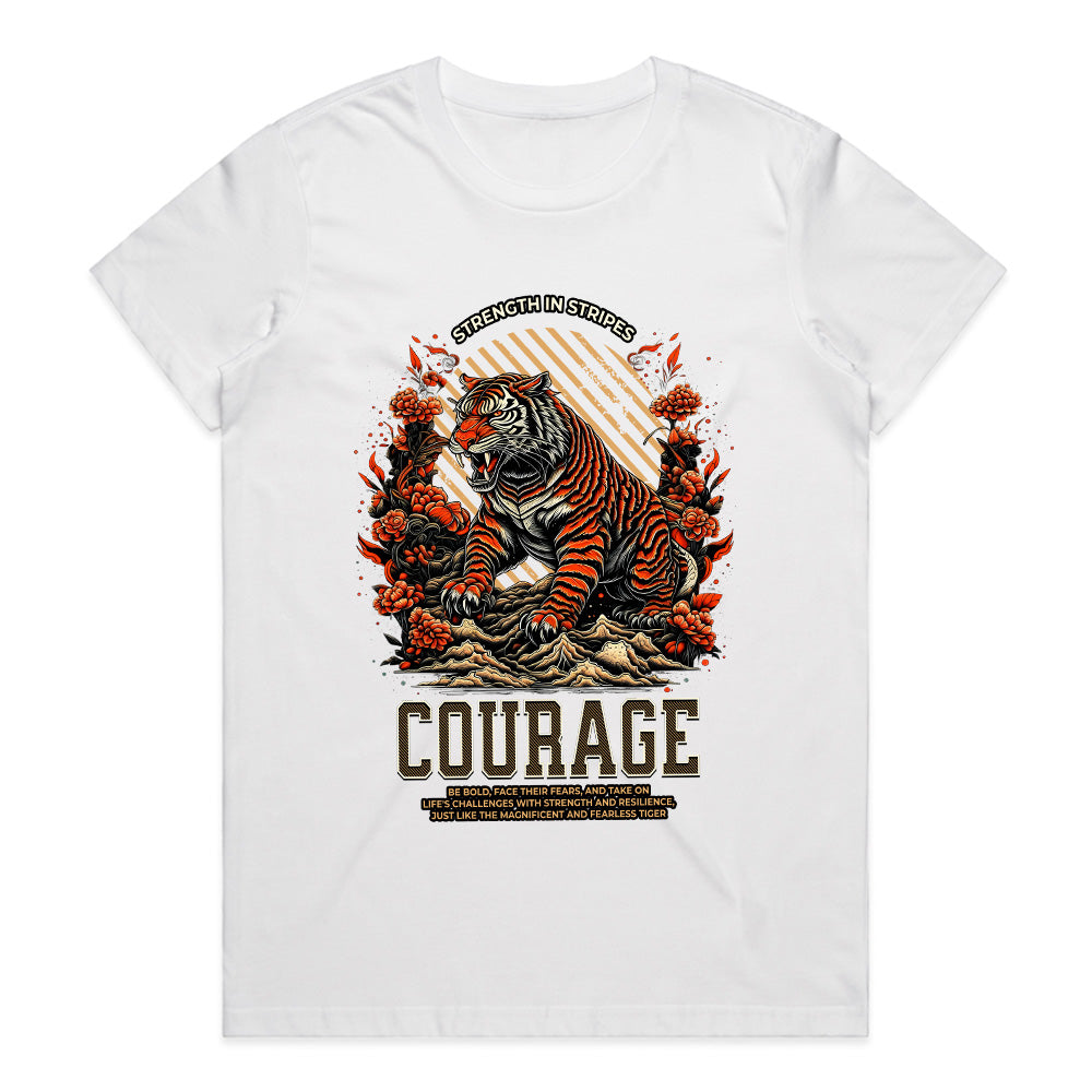 Strength in Stripes: The Courageous Tiger
