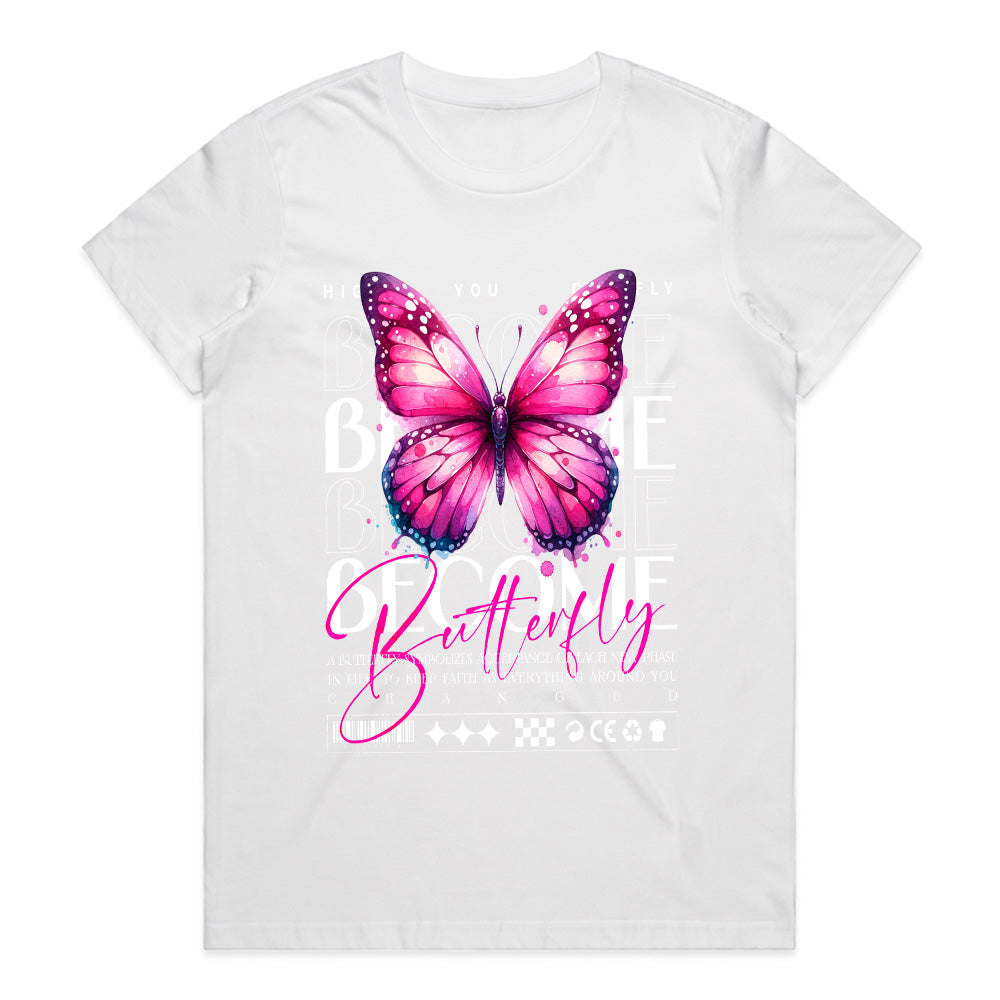Become Butterfly: Transformation Tee