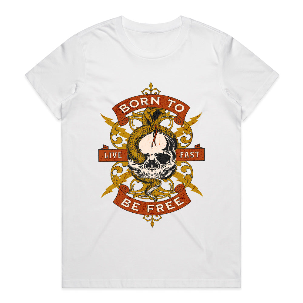 Born to Be Free T-Shirt – Live Fast, Ride Hard