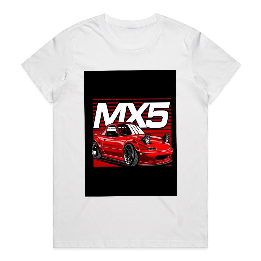 MX5 Redline Legend T-Shirt – NA Miata Drift Edition