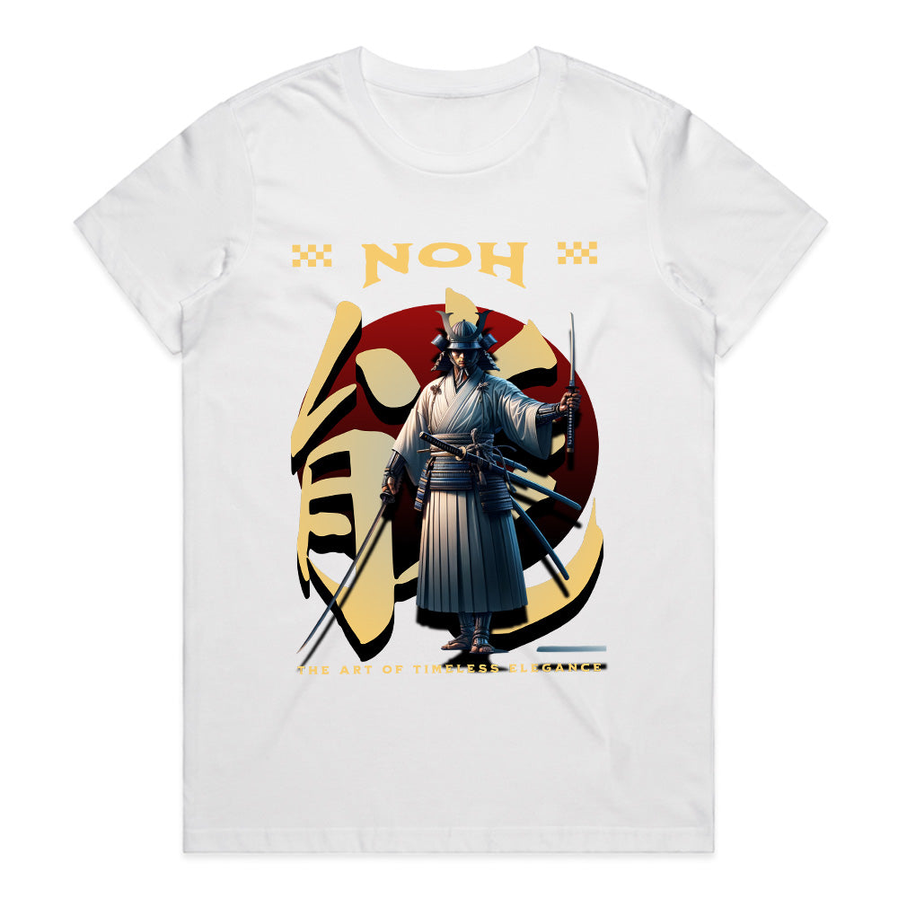 Noh Warrior: Timeless Samurai Elegance Tee