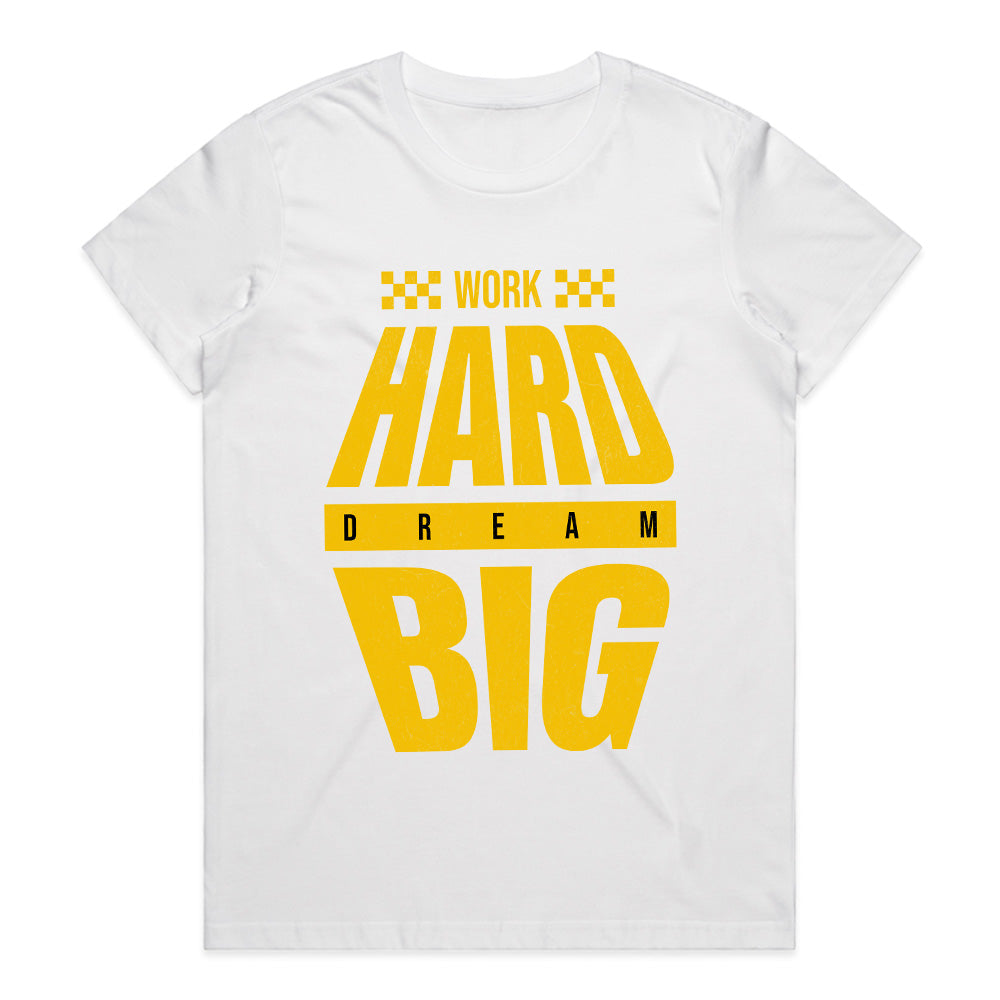 Ambition Fuel: Work Hard Dream Big Tee