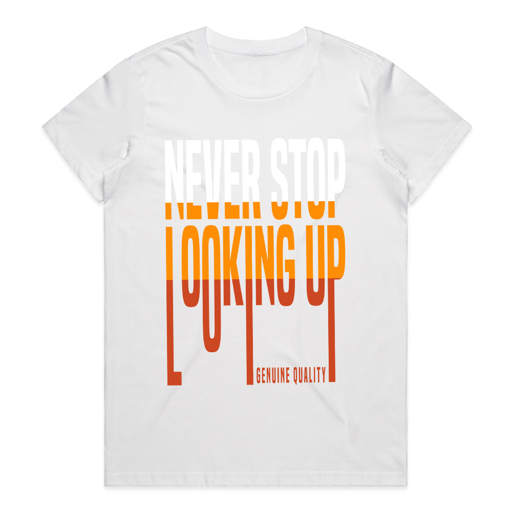 Skybound Spirit: Never Stop Looking Up Tee
