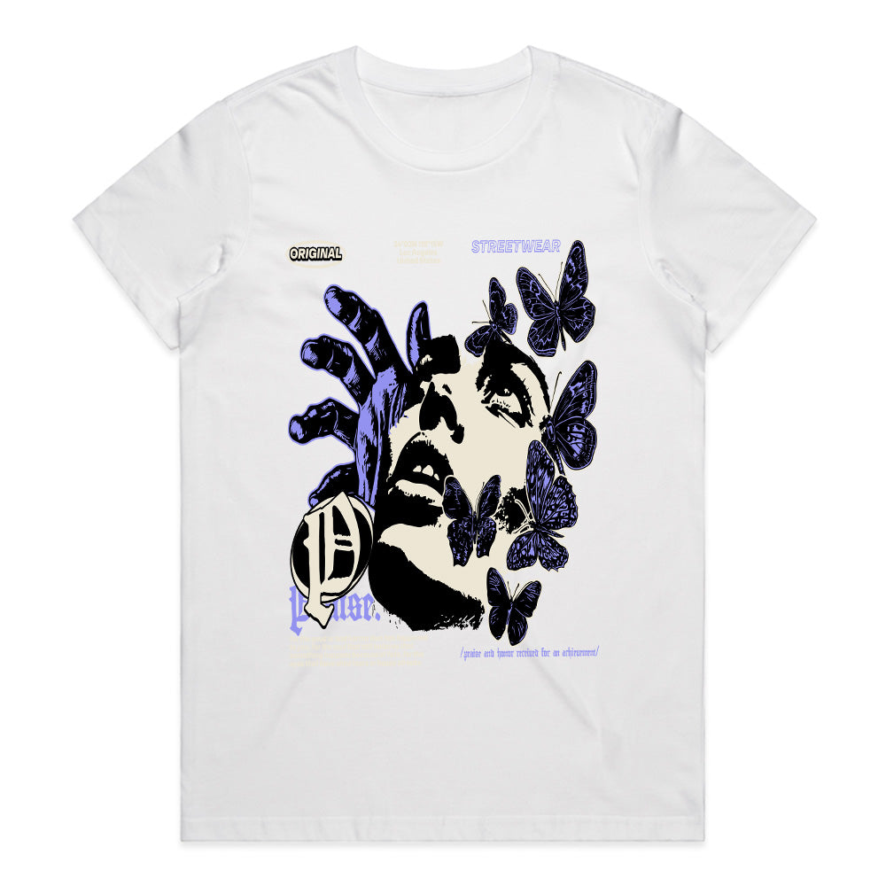 Ethereal Descent: Purple Karma Tee