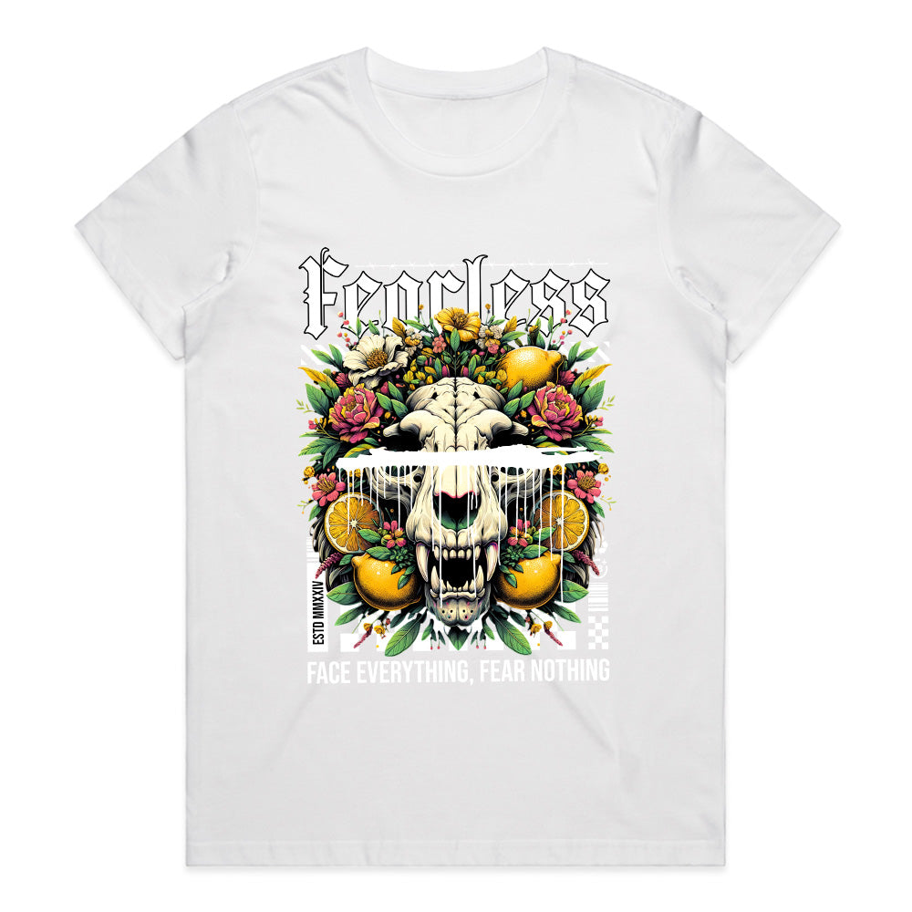 Fearless Bloom: Savage Elegance Tee