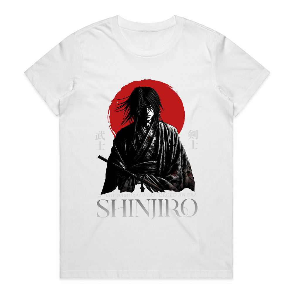 Crimson Legacy: Shinjiro the Eternal Samurai Tee