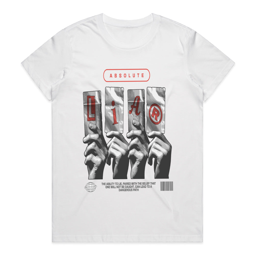 Deception Exposed: Absolute Liar Statement Tee