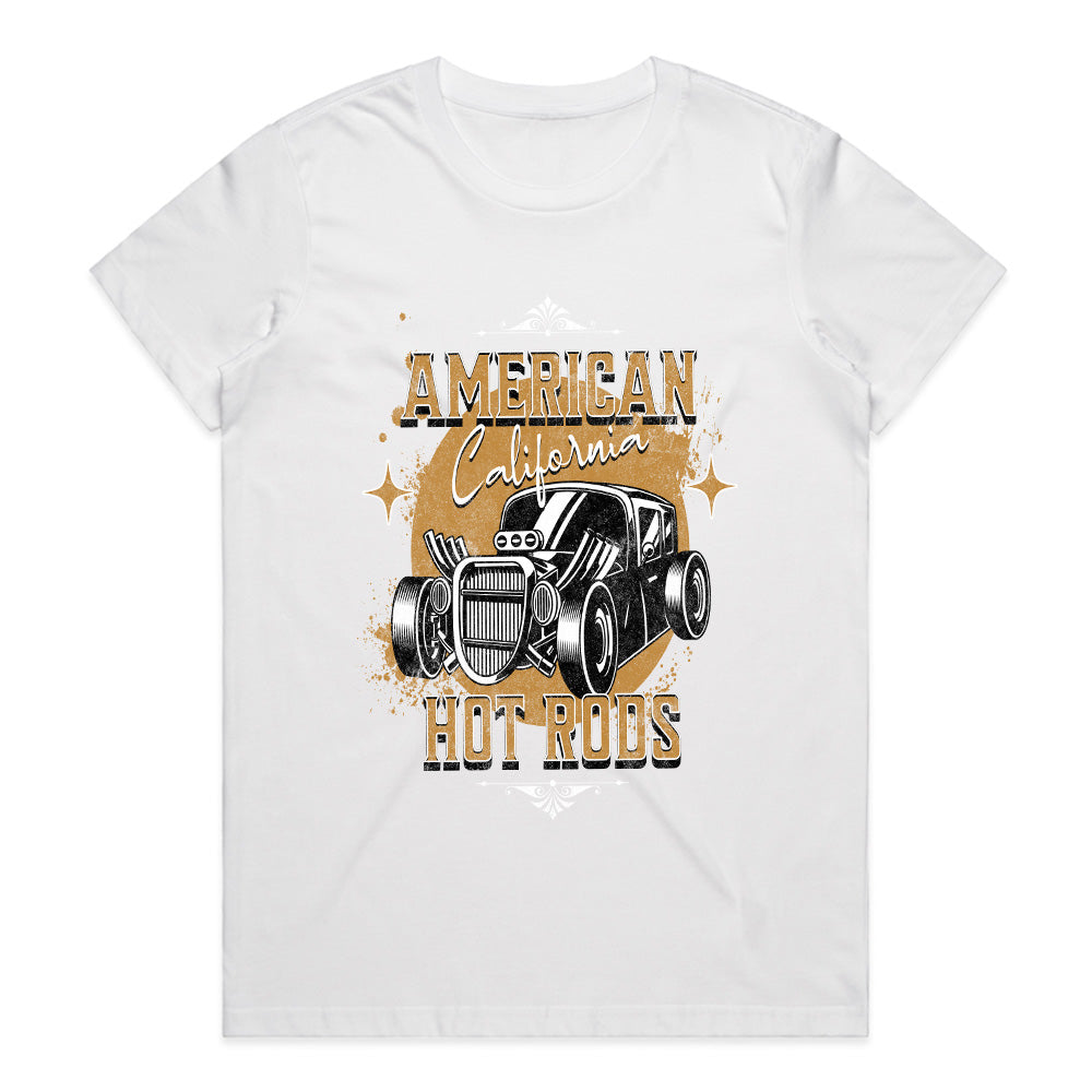 American California Hot Rods T-Shirt – Vintage Muscle Street Edition