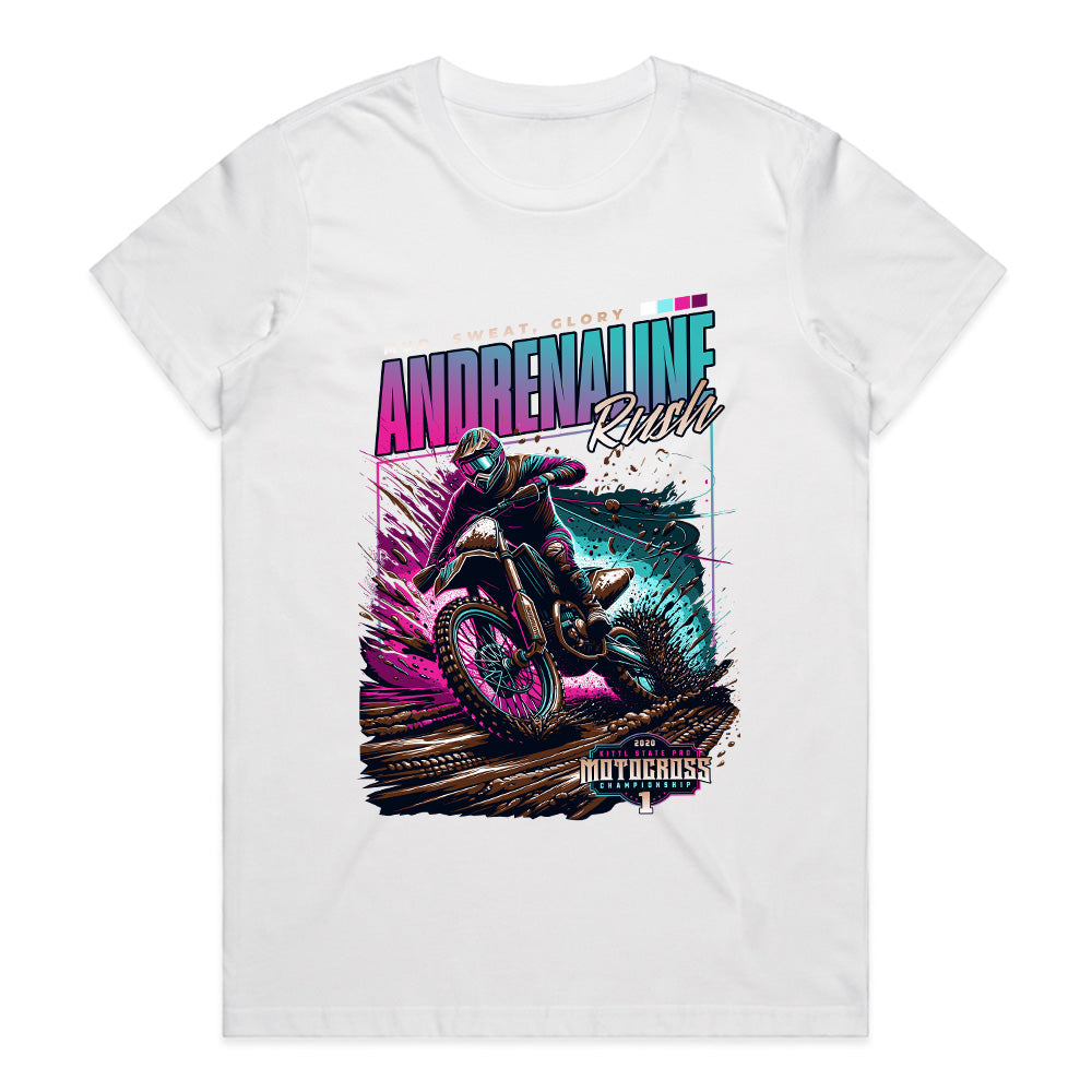 Adrenaline Rush – High-Speed Motocross Championship T-Shirt