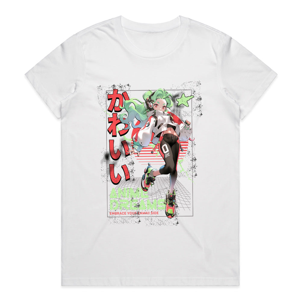 Kawaii Velocity – Anime Dreams Street Tee