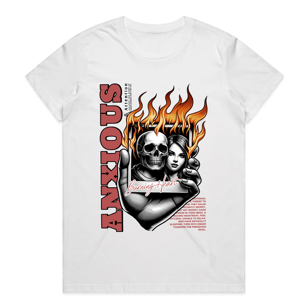 Burning Heart – Anxious Inferno Tee