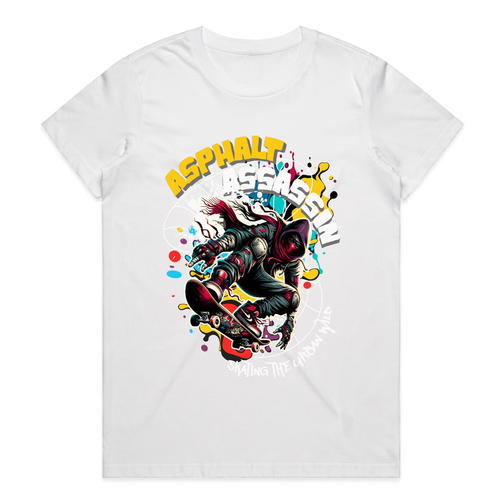 Asphalt Assassin – Urban Wild Skater Tee