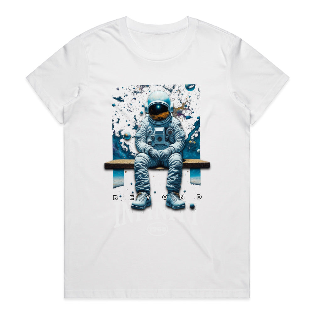 Beyond Infinity: Cosmic Reflection Tee