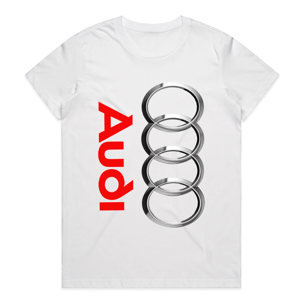 Audi Legacy Rings T-Shirt – Minimalist Icon Edition