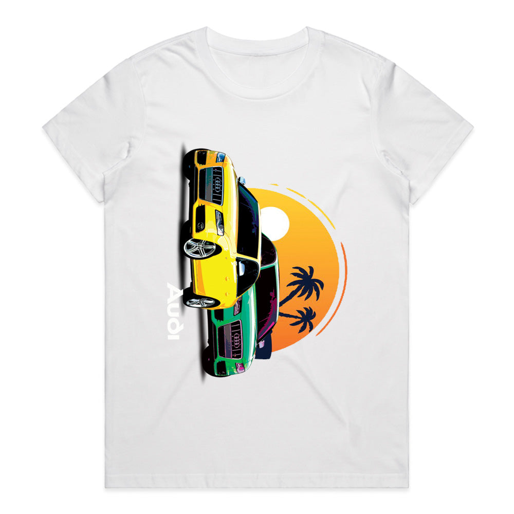 Audi Sunset Street T-Shirt – Tropical Cruise Edition