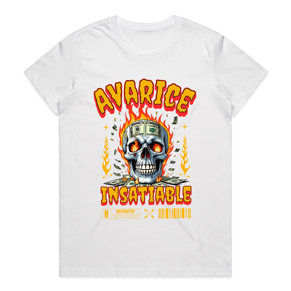 Burning Greed: Avarice Insatiable Tee