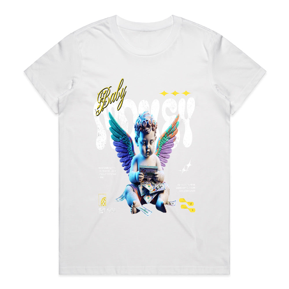 Heaven Sent Hustle: Baby Money Tee