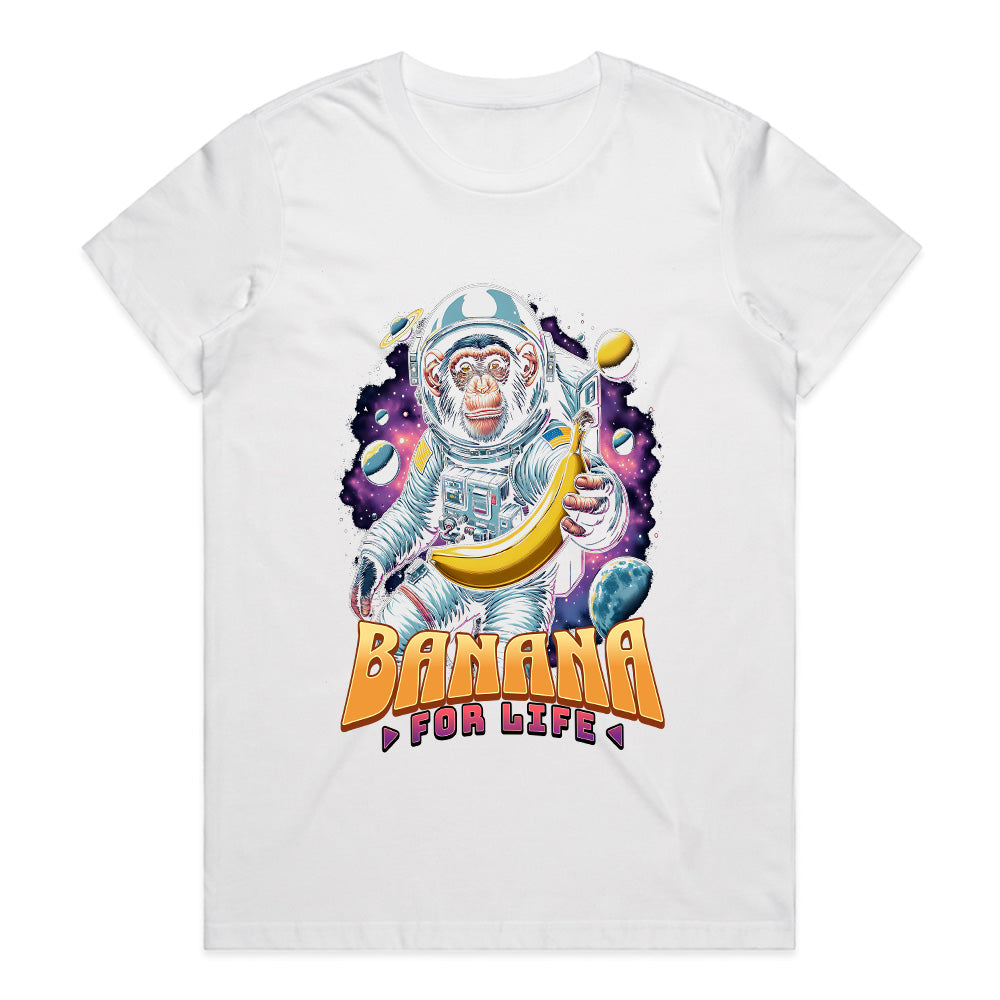 Galactic Ape-Peel: Banana For Life Tee