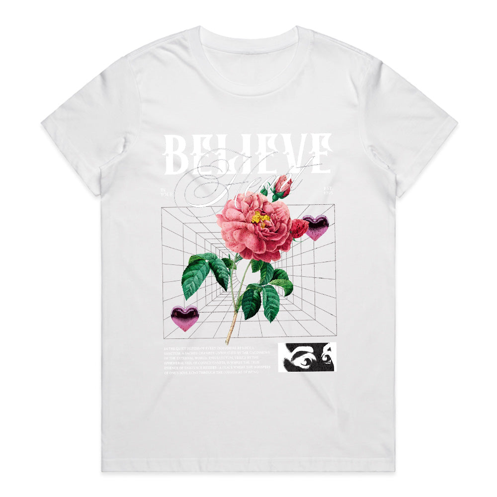 Bloom Within: Believe in Your Heart Tee