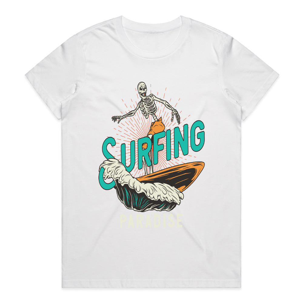 Deadwave Dream: Skeleton Surf Society Tee