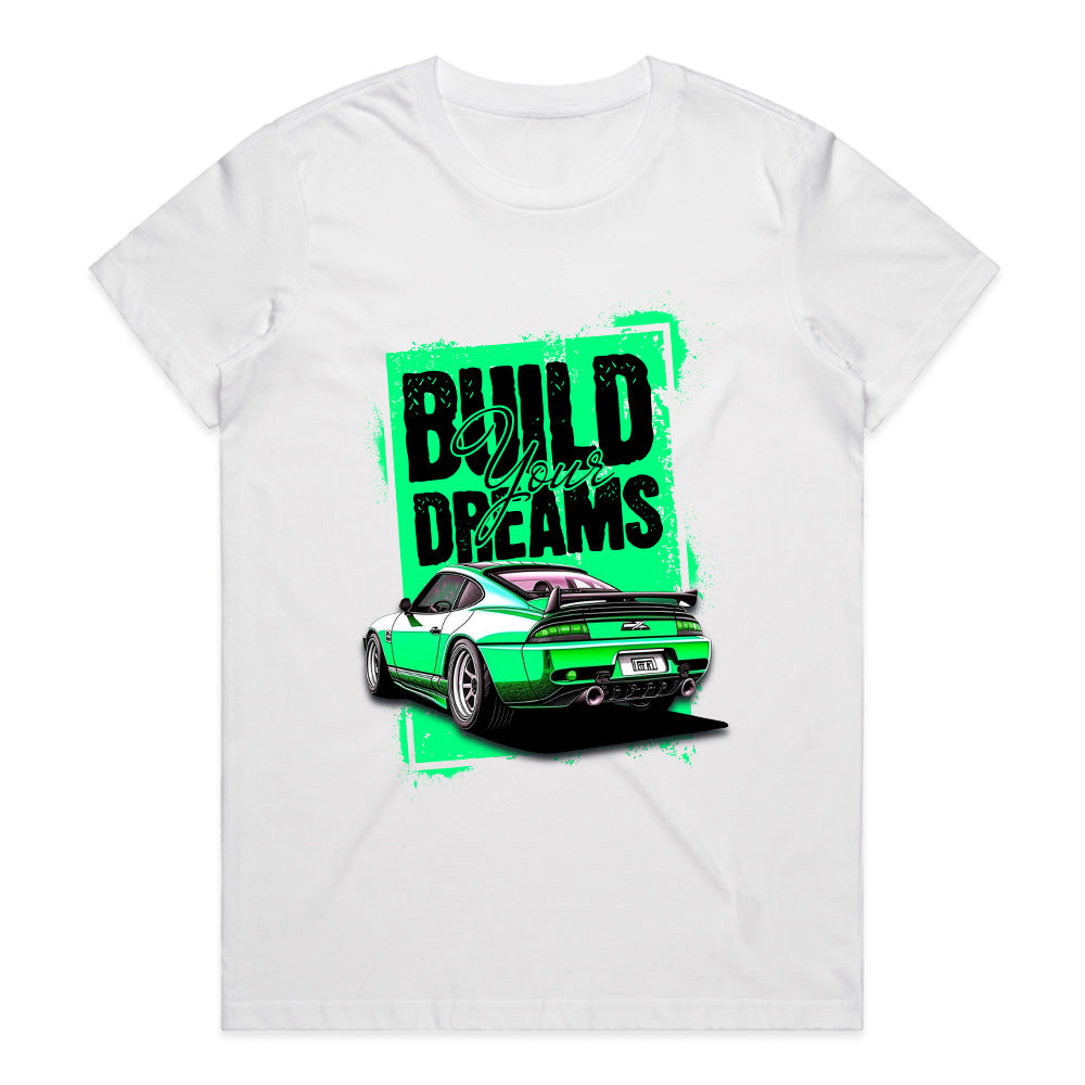 Build Your Dreams JDM Street Racer T-Shirt – Tuned for Passion