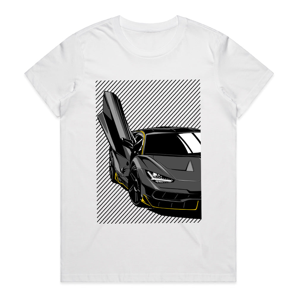 Carbon Bull Supercar T-Shirt – Stealth Hypercar Edition