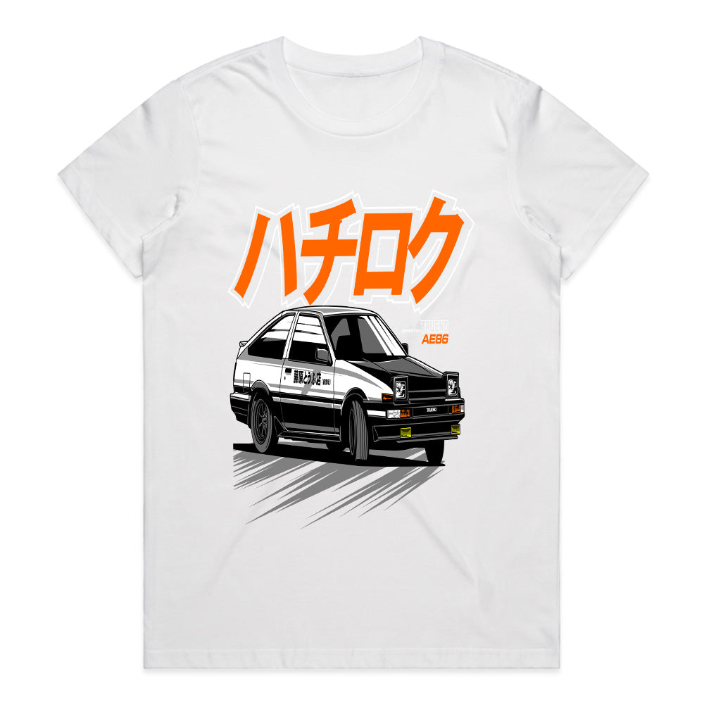 AE86 Hachiroku Drift Legend T-Shirt – Initial D Trueno Edition