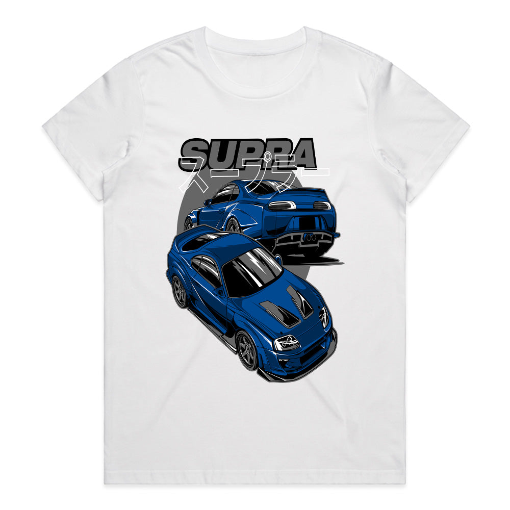 Supra MK4 Legend T-Shirt – JDM King Blue Edition