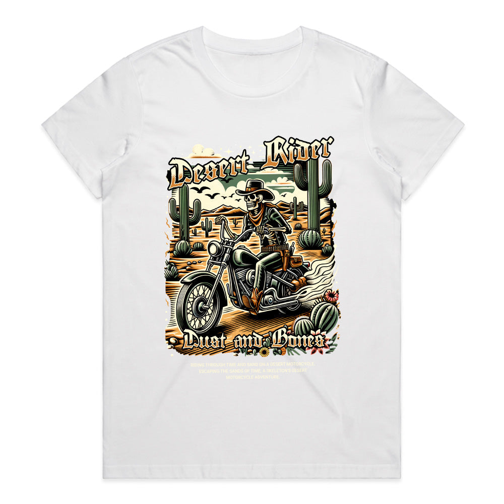 Desert Rider – Dust and Bones Biker Adventure T-Shirt