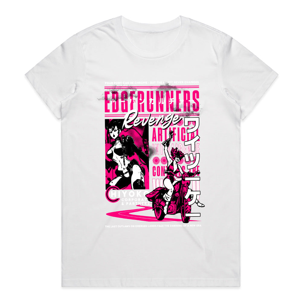 Edgerunners Revenge – Cyberpunk Street Rider T-Shirt