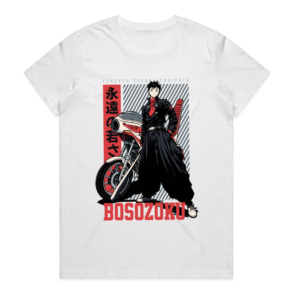 Bosozoku – Forever Young Syndicate Japanese Biker T-Shirt