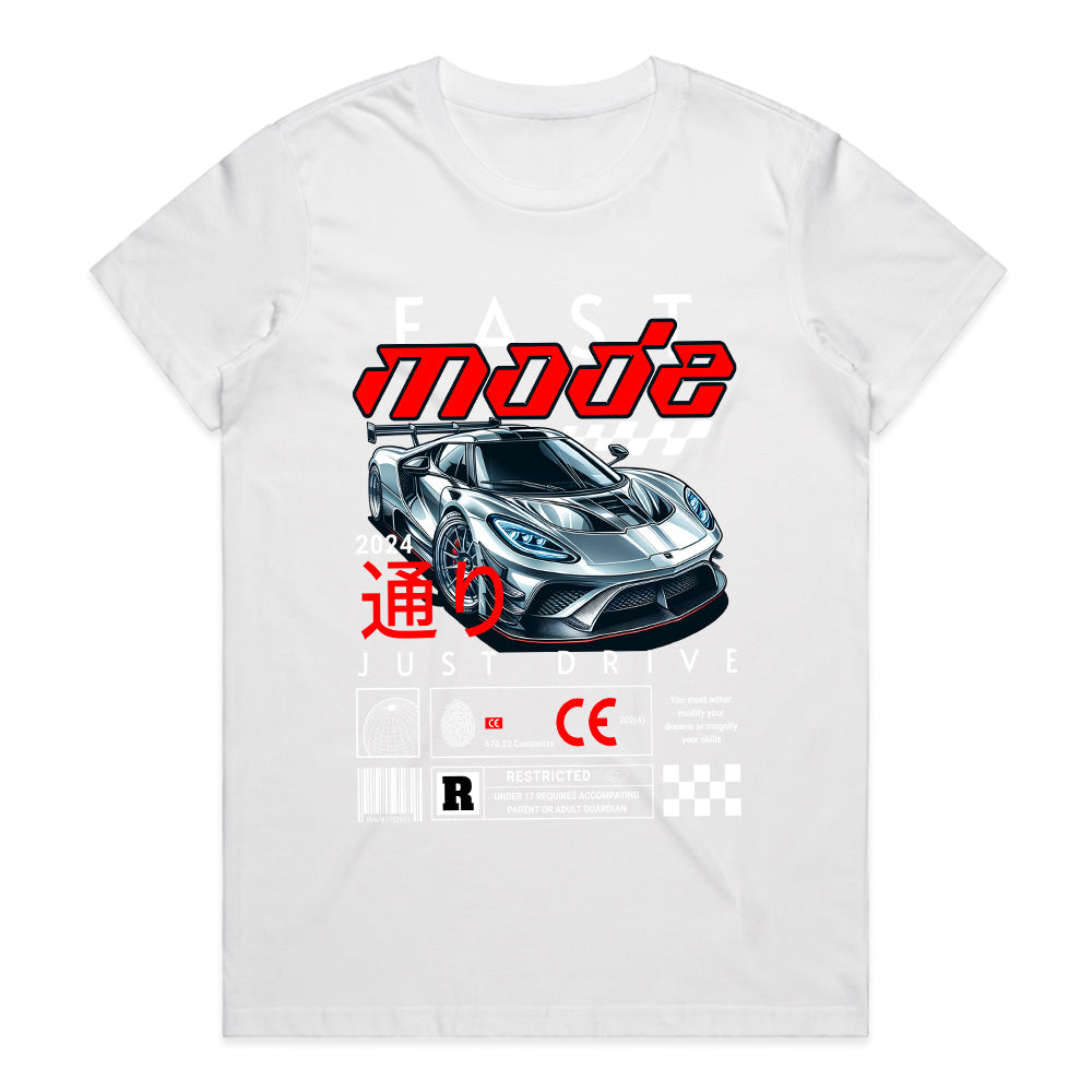 Fast Mode Street Racer - JDM Inspired Car Culture T-Shirt