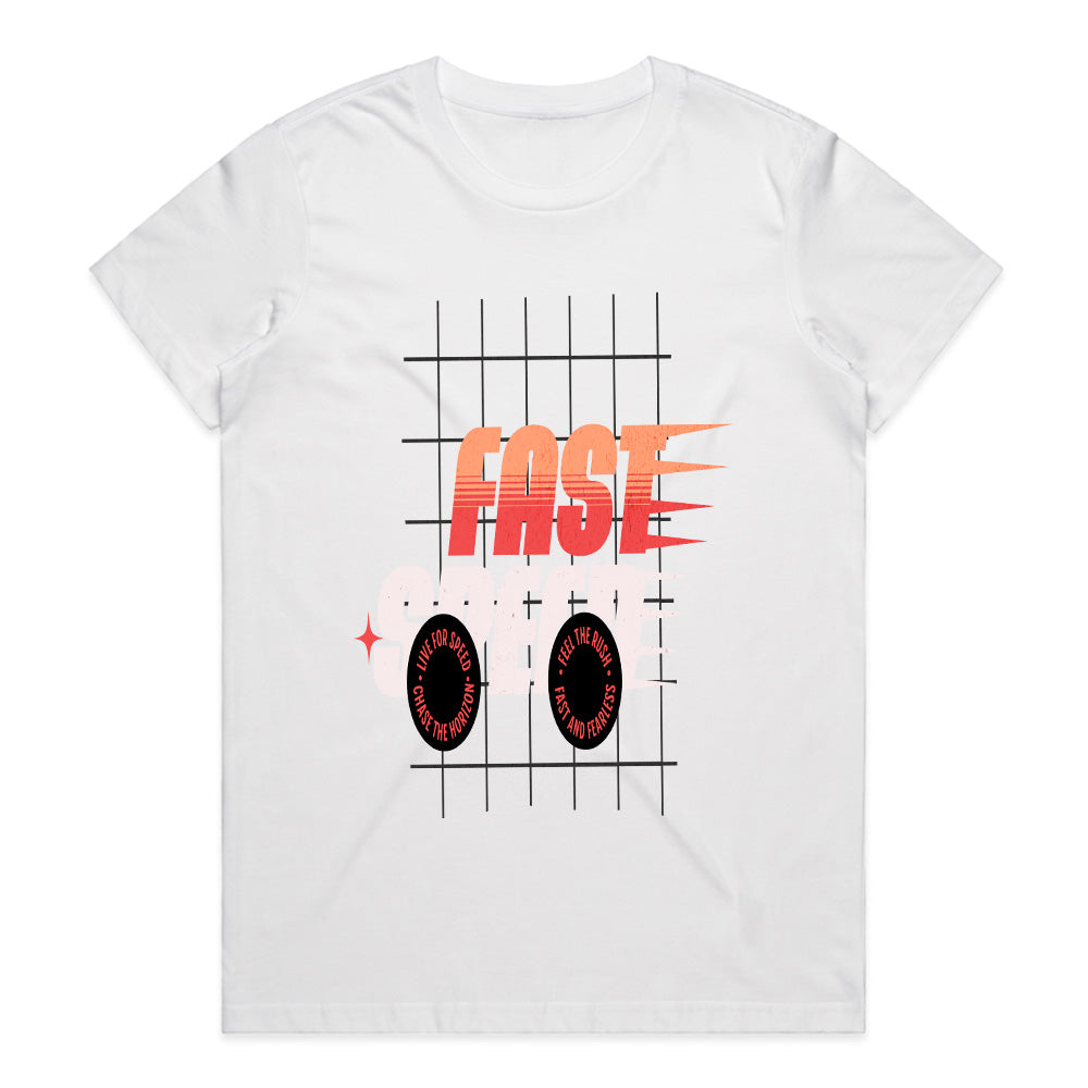 Fast Speed Racer - Bold Typography Car Lover T-Shirt