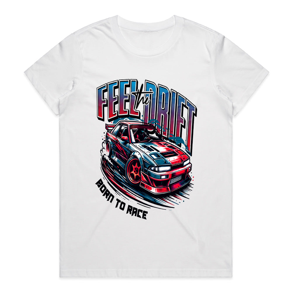 Feel The Drift: Born To Race Street Racing T-Shirt