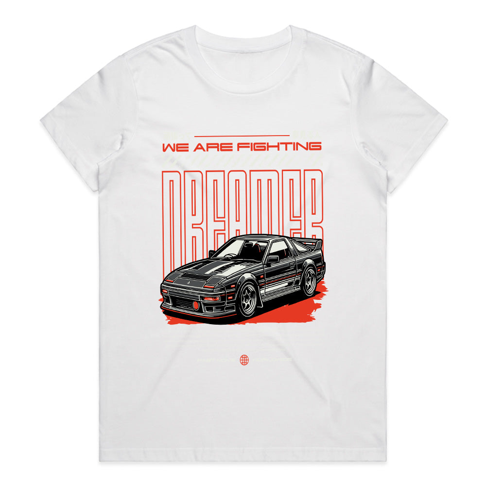 Fighting Dreamer - Retro JDM Street Racer Inspiration T-Shirt