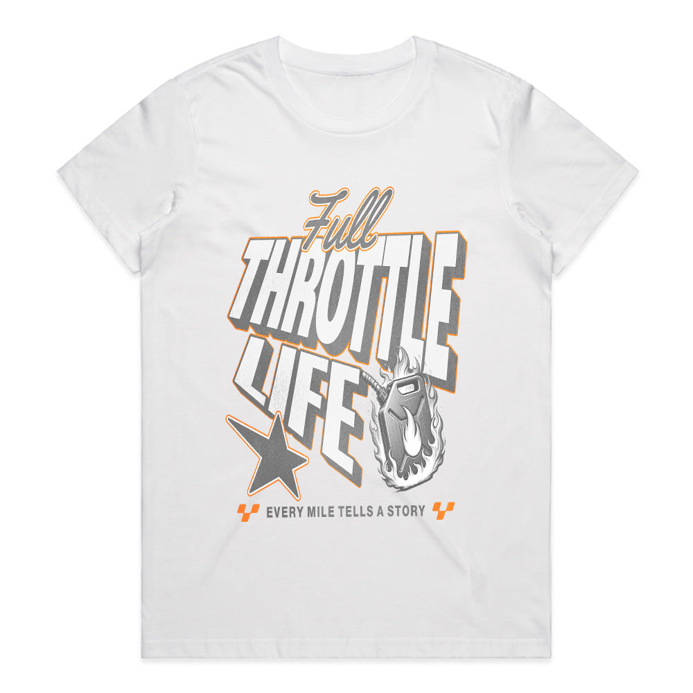 Full Throttle Life: Every Mile Tells a Story T-Shirt