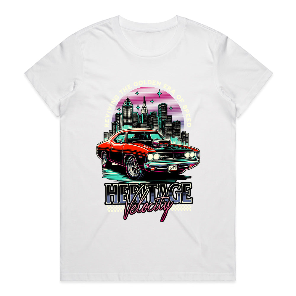 Heritage Velocity: Golden Era Muscle Car T-Shirt