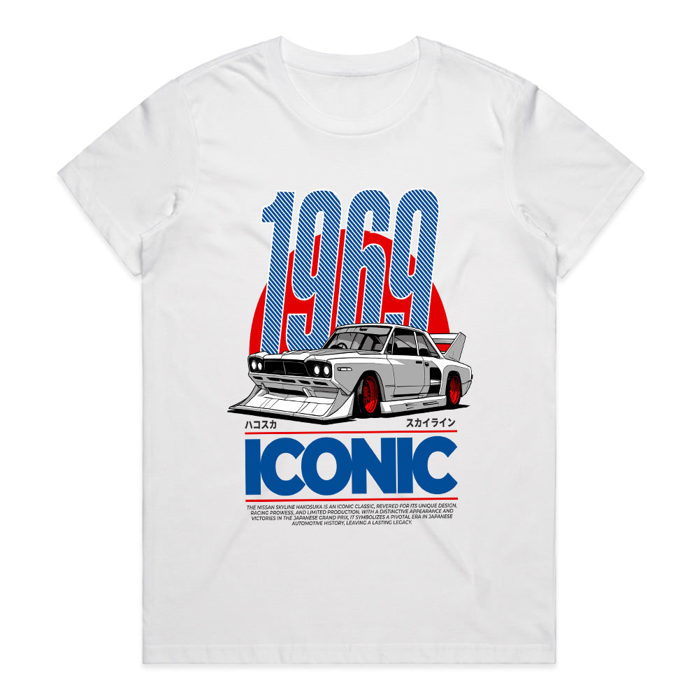 1969 Iconic: Hakosuka Skyline JDM Legend T-Shirt
