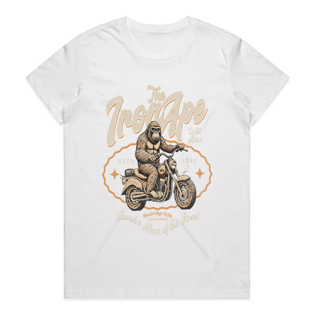 Iron Ape Wild Rider – Vintage Motorcycle Biker T-Shirt