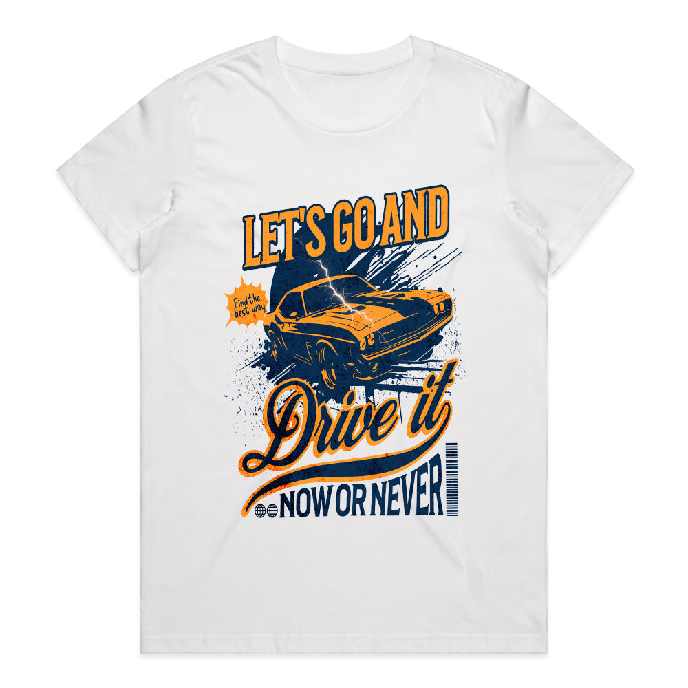 Now or Never: Drive It Vintage Muscle Car T-Shirt