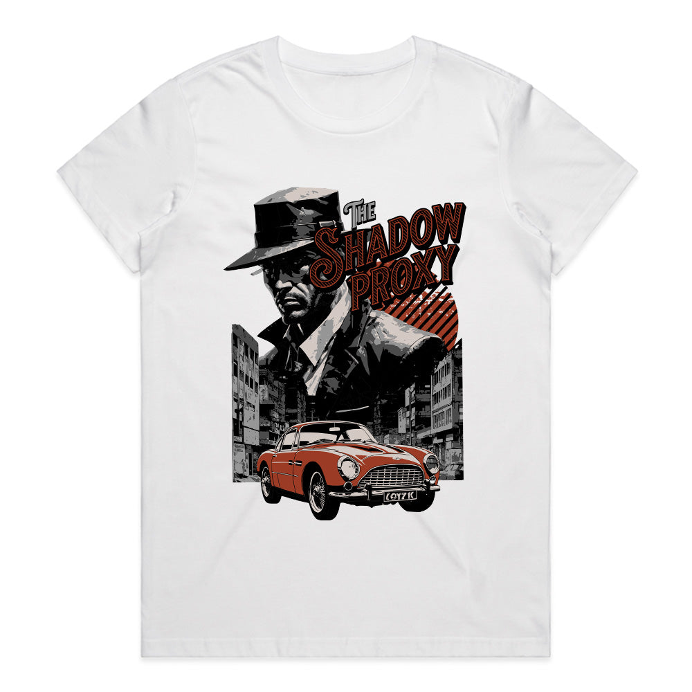 The Shadow Proxy T-Shirt – Mafia Noir Classic Car Edition