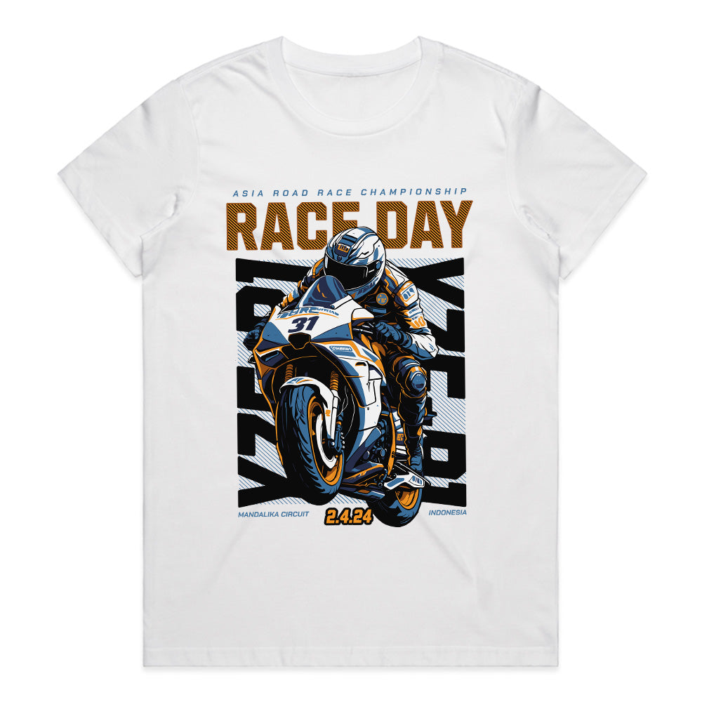 Race Day T-Shirt – High-Speed Motorcycle Racing Championship Tee