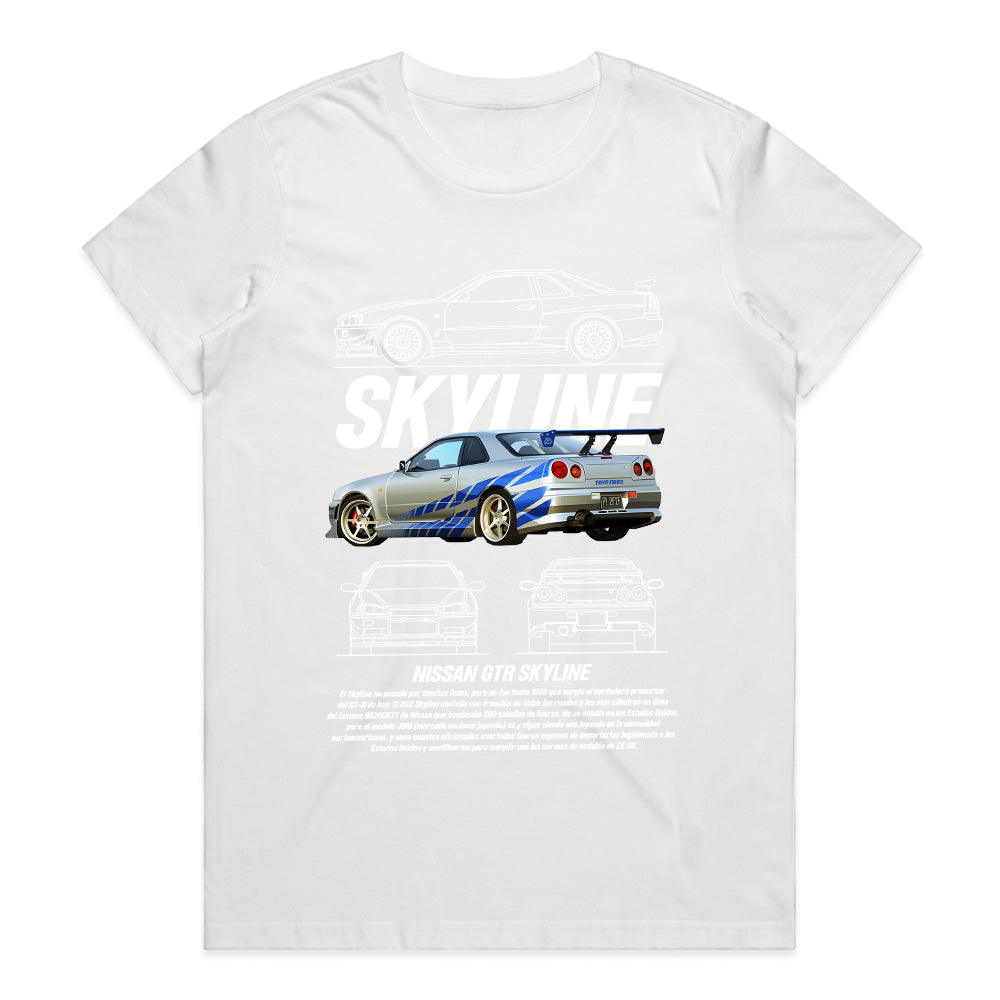 Nissan Skyline GTR R34 T-Shirt – JDM Performance Icon Edition