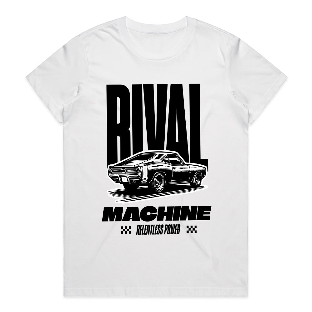 Rival Machine Classic Muscle Car T-Shirt – Relentless Power Edition