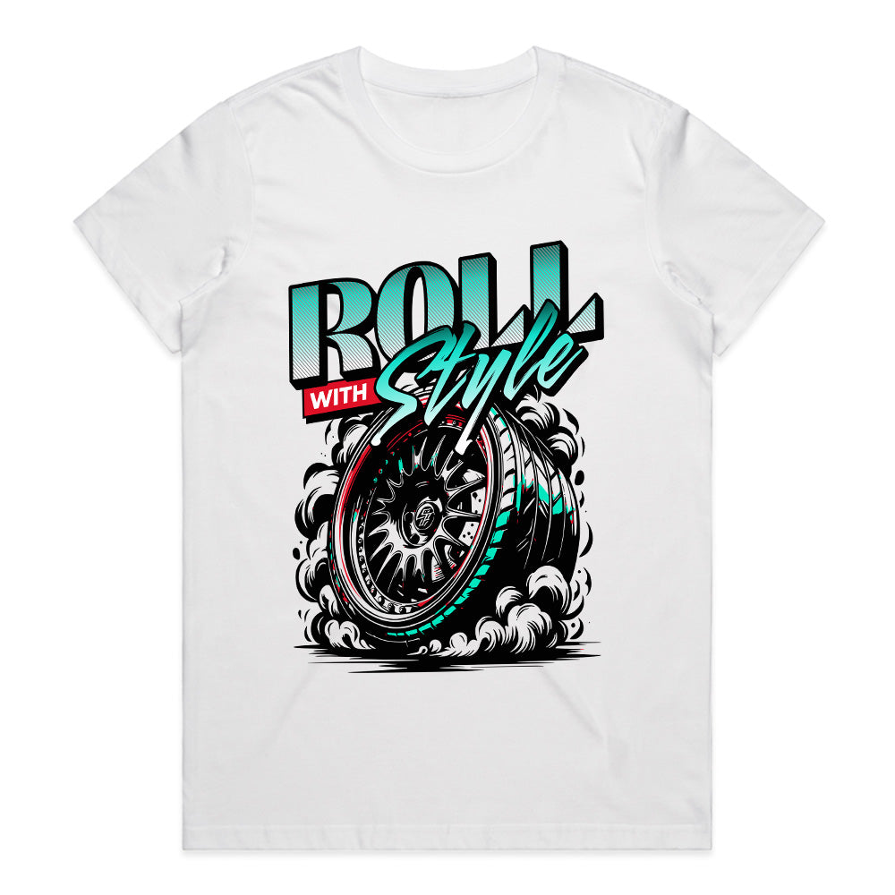 Roll With Style: Drift & Street Performance Wheel T-Shirt