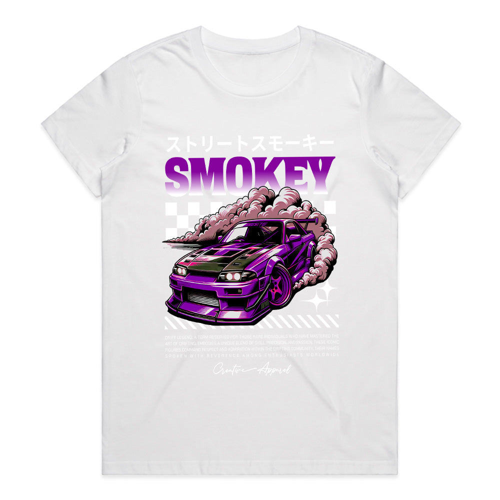 Smokey Drift Street Legend T-Shirt – Japanese JDM Smoke King