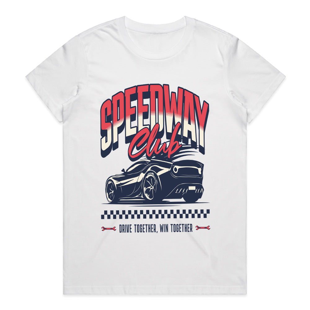 Speedway Club – Drive Together, Win Together Racing T-Shirt