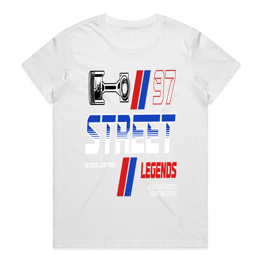 Street Legends – No Fear, Just Fast Racing T-Shirt